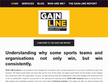 Tablet Screenshot of gainline.biz